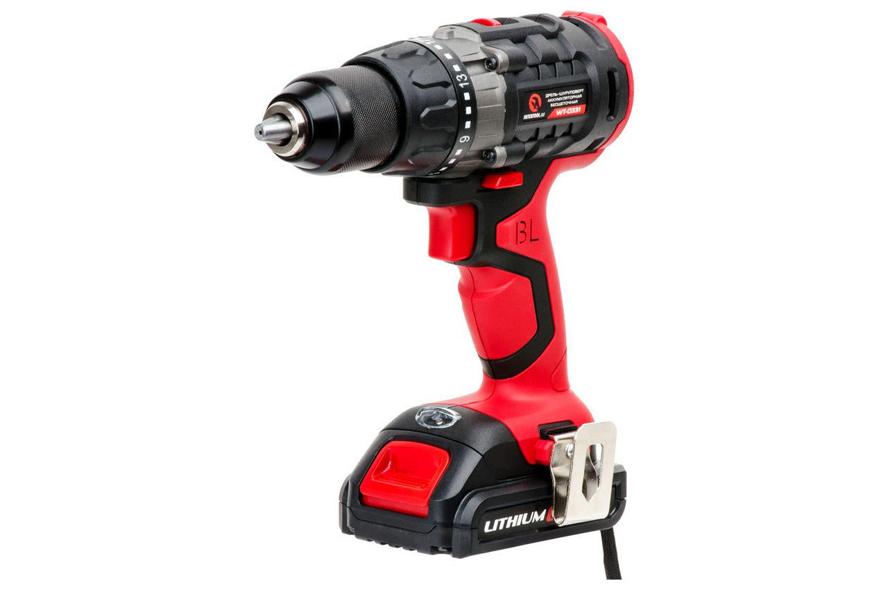 Шуруповерт аккумуляторный Intertool - 18 В SemiPro WT-0331