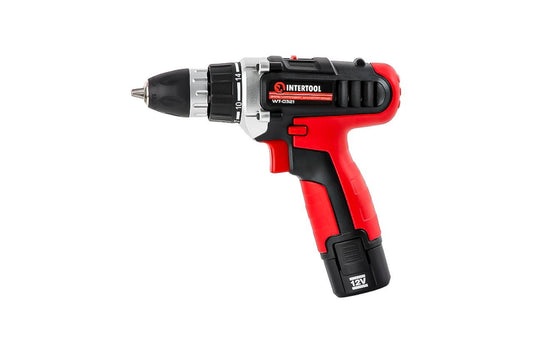 Шуруповерт аккумуляторный Intertool - 12 В SemiPro