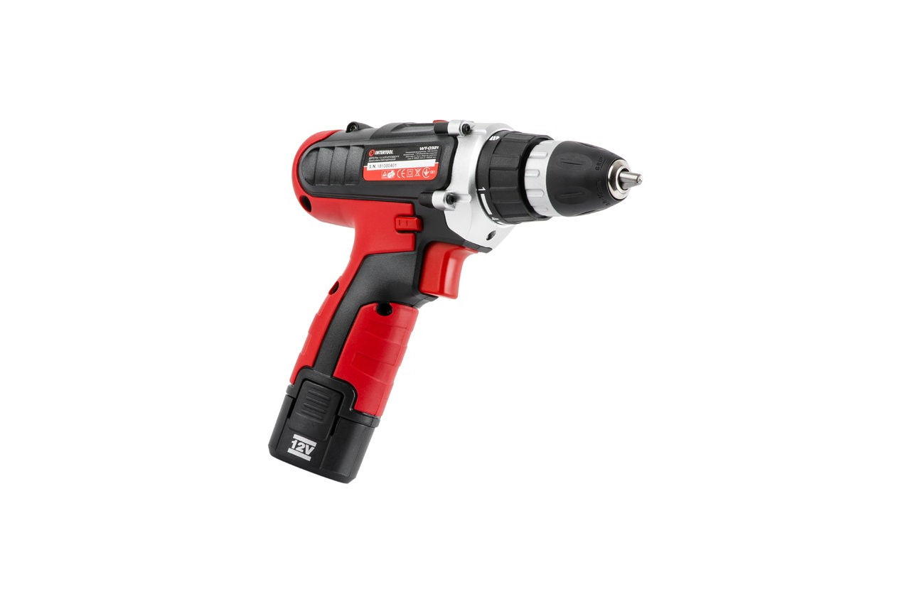 Шуруповерт аккумуляторный Intertool - 12 В SemiPro