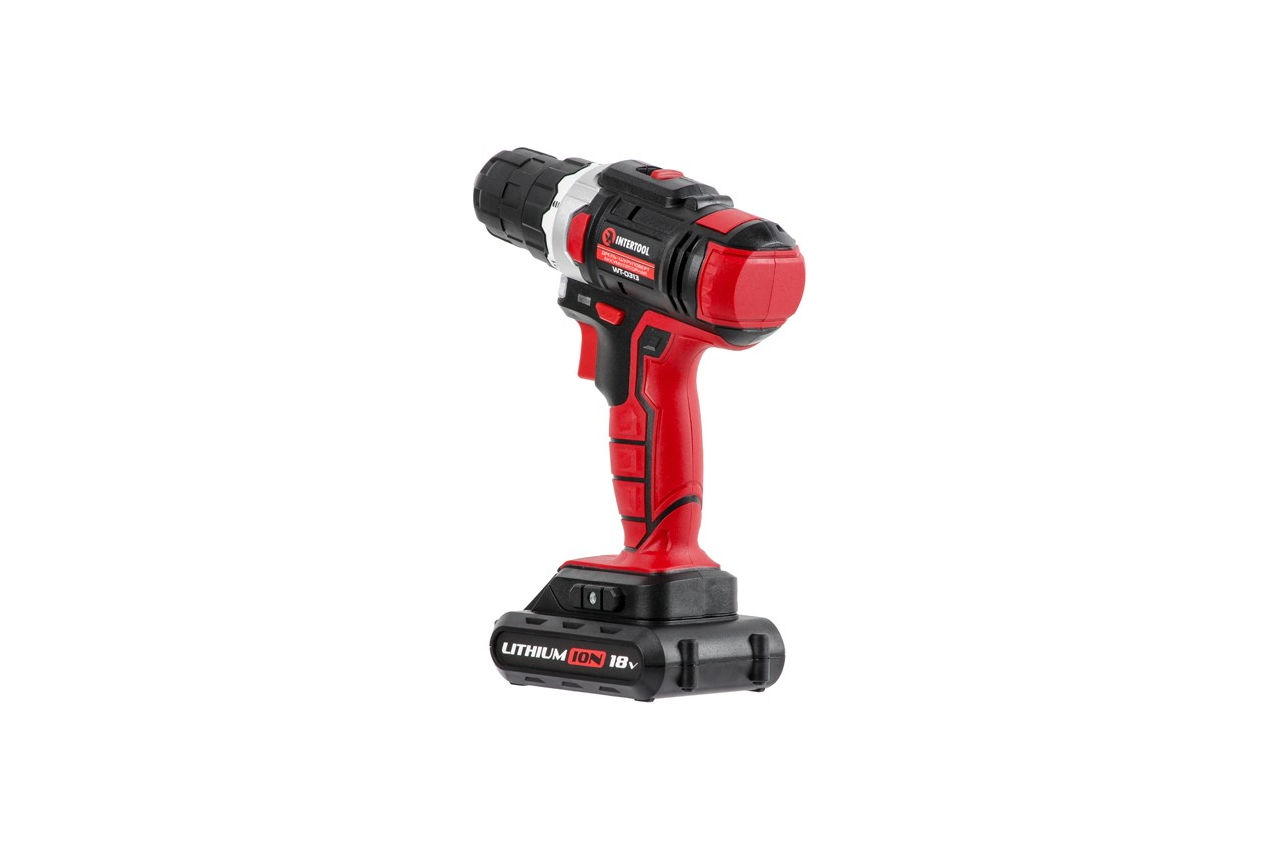 Шуруповерт аккумуляторный Intertool - 18 В SemiPro WT-0313