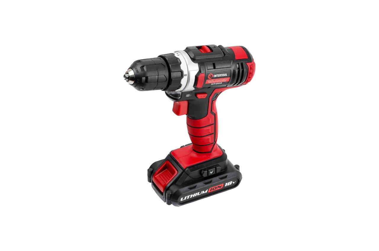 Шуруповерт аккумуляторный Intertool - 18 В SemiPro WT-0313