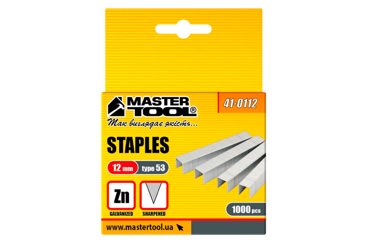 Скоба Титул - 12 x 0,7 x 11,3 мм (1000 шт.)