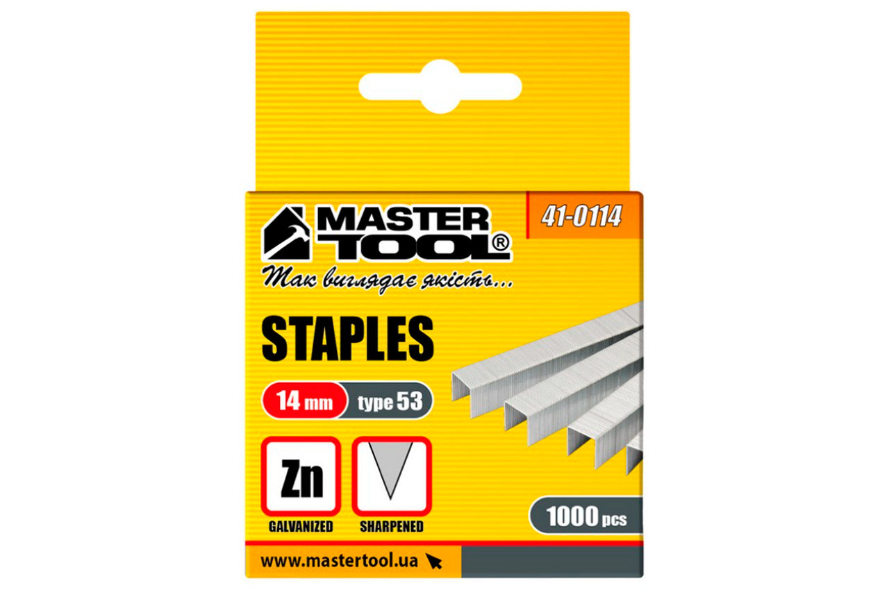 Скоба Титул - 14 x 0,7 x 11,3 мм (1000 шт.)