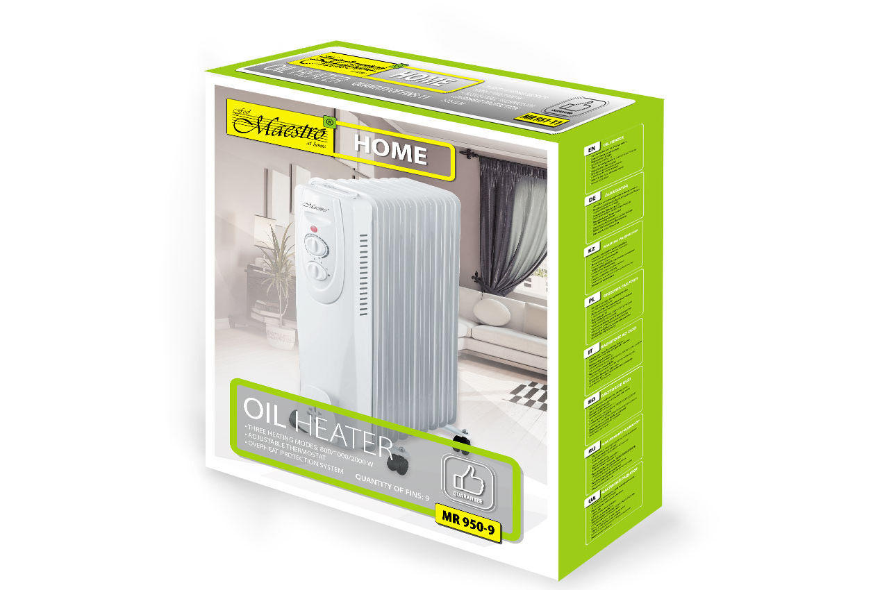 Обогреватель масляный Maestro - MR-950-9
