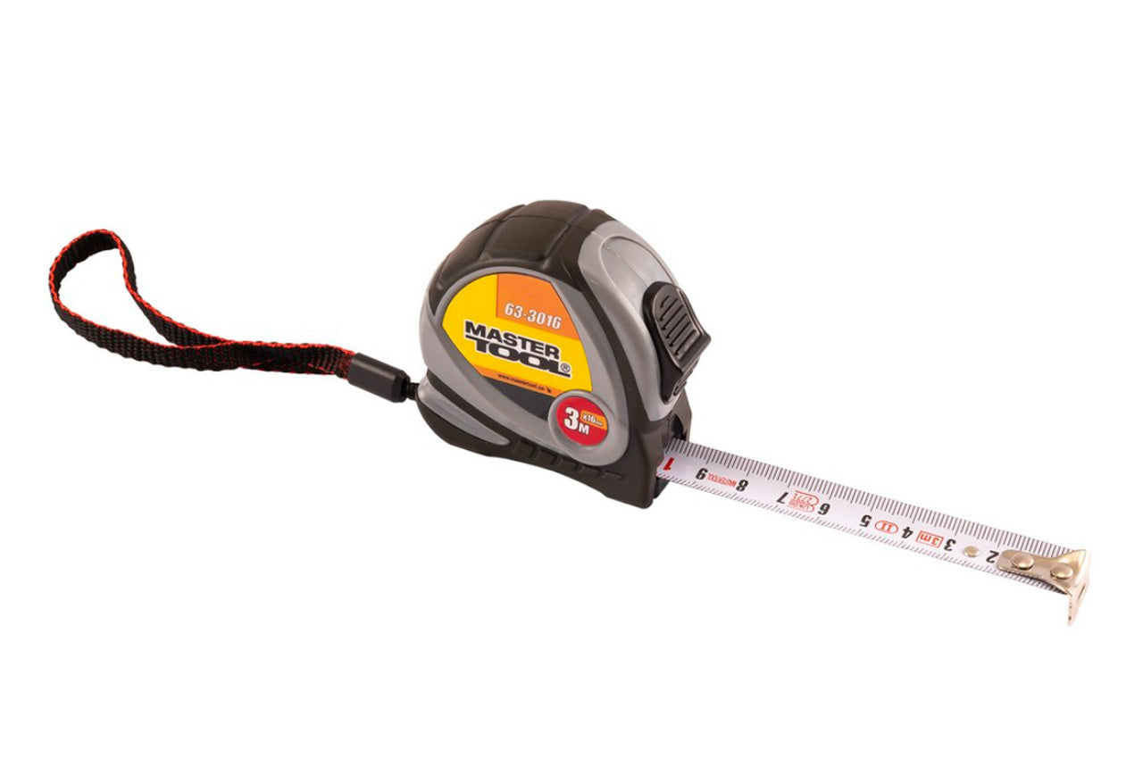 Рулетка Mastertool – 3 м x 16 мм