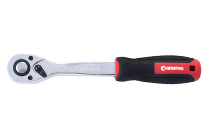 Ключ трещоточный (рукоятка с храповым механизмом) Intertool - 1/2" x 72T Storm