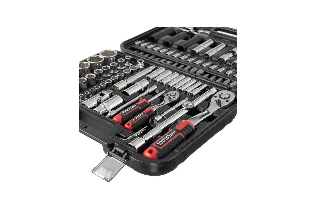 Набор инструмента Intertool - 1/4" x 1/2 111 ед. Storm