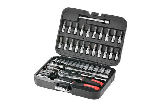 Набор инструмента Intertool - 1/4" 46 ед. Storm