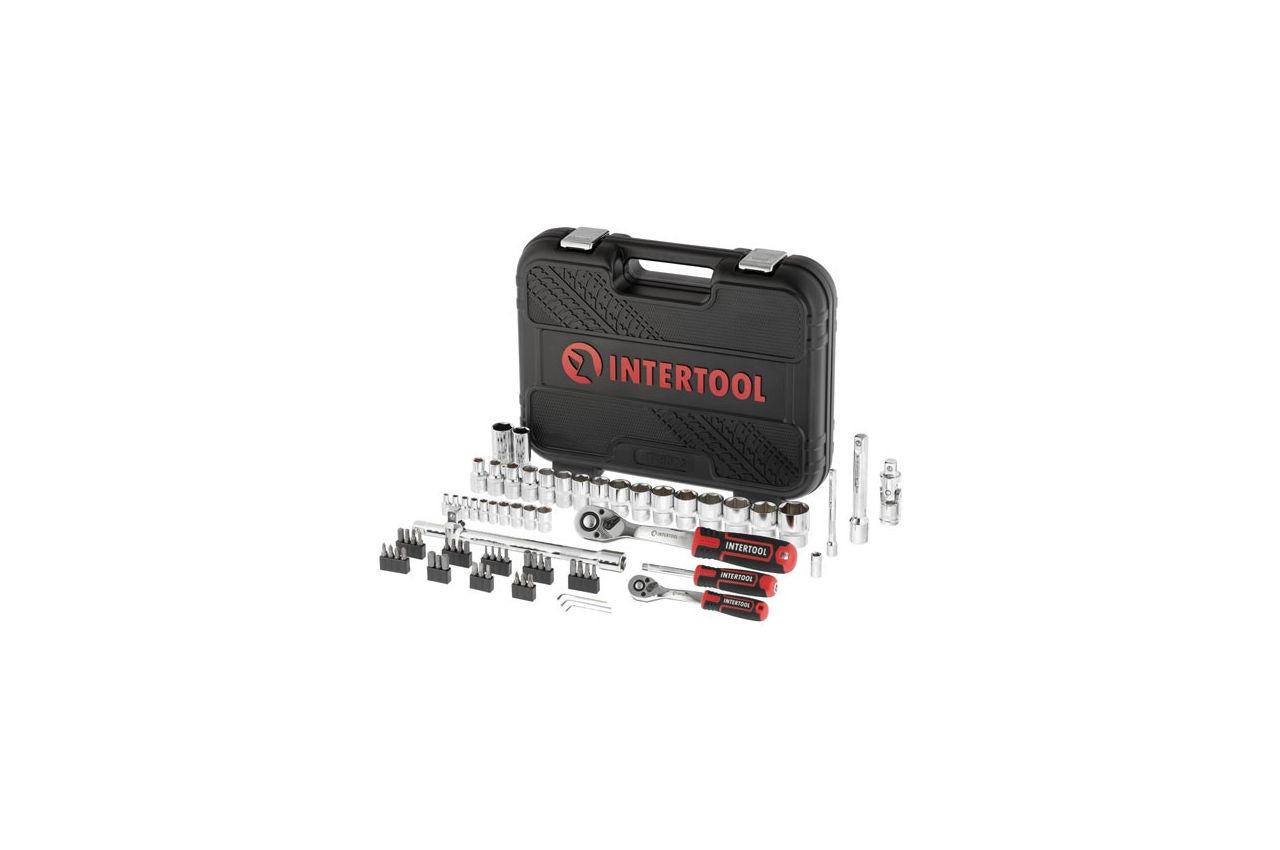 Набор инструмента Intertool - 1/4" x 1/2 73 ед. Storm