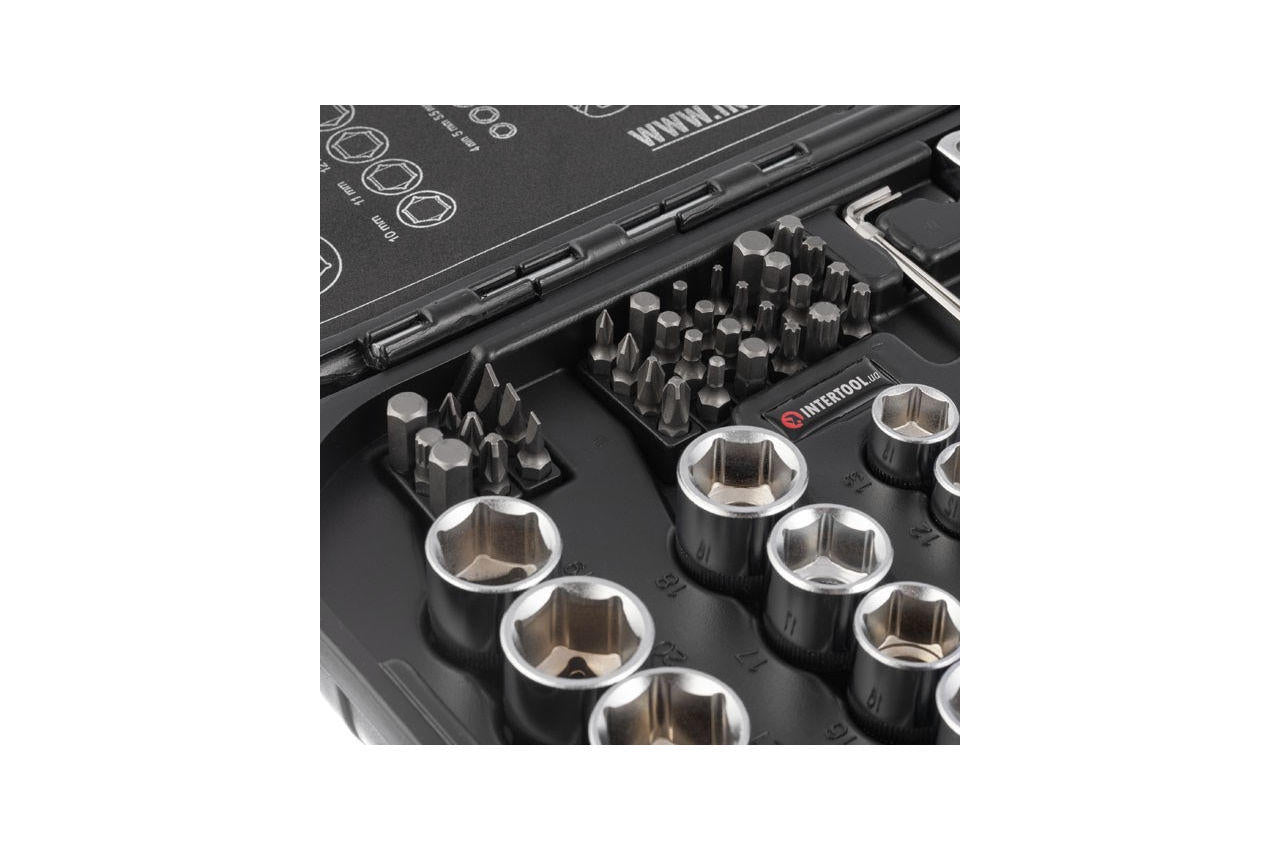 Набор инструмента Intertool - 1/4" x 1/2 73 ед. Storm
