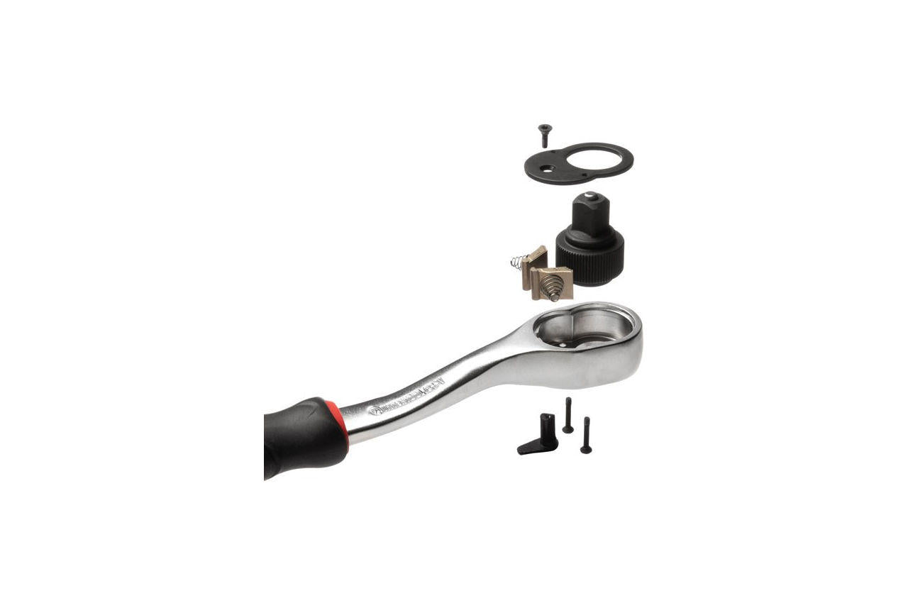 Ключ трещоточный (рукоятка с храповым механизмом) Intertool - 1/4" x 72T Storm