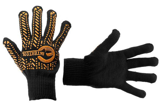 Перчатки Intertool - 60/40 с точкой 90 г черные 10" SP-0128