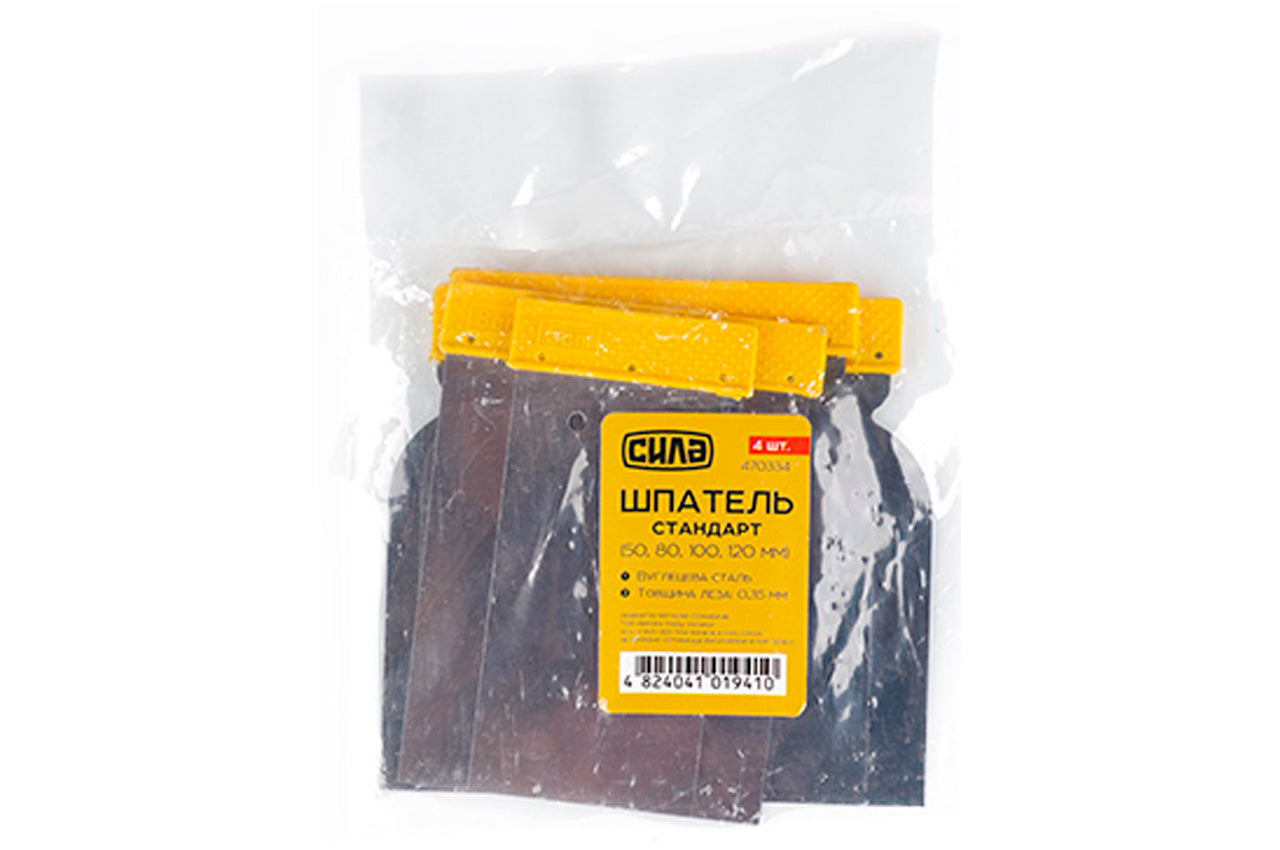 Набор шпателей Сила - 50 x 80 x 100 x 120 мм (4 шт.)