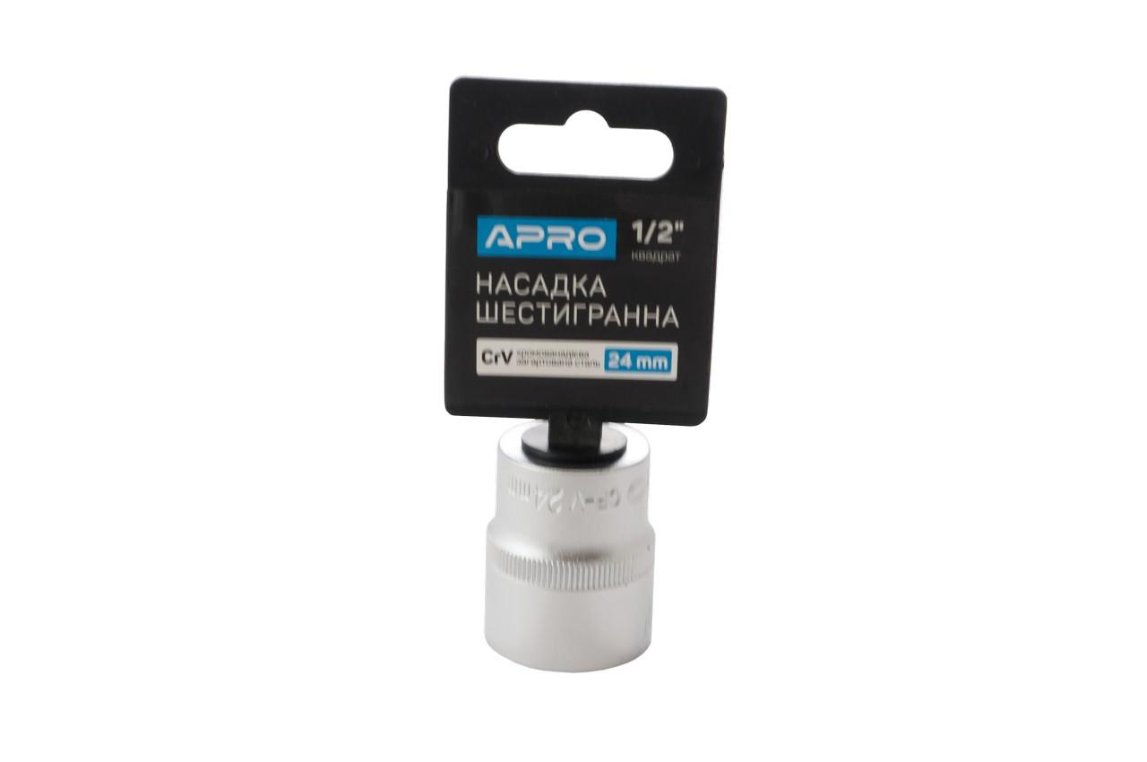 Головка шестигранная Apro - 24 мм x 1/2"