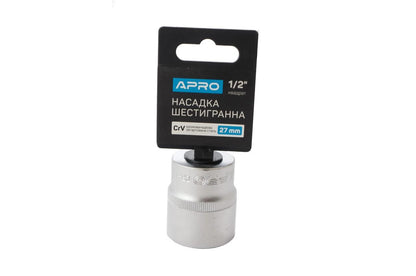 Головка шестигранная Apro - 27 мм x 1/2"