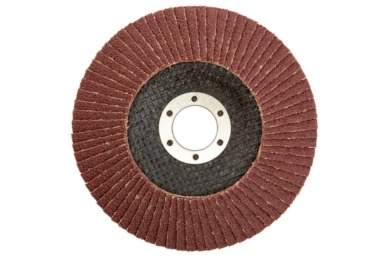 Круг лепестковый торцевой Mastertool - 125 мм x Р80 изогнутый