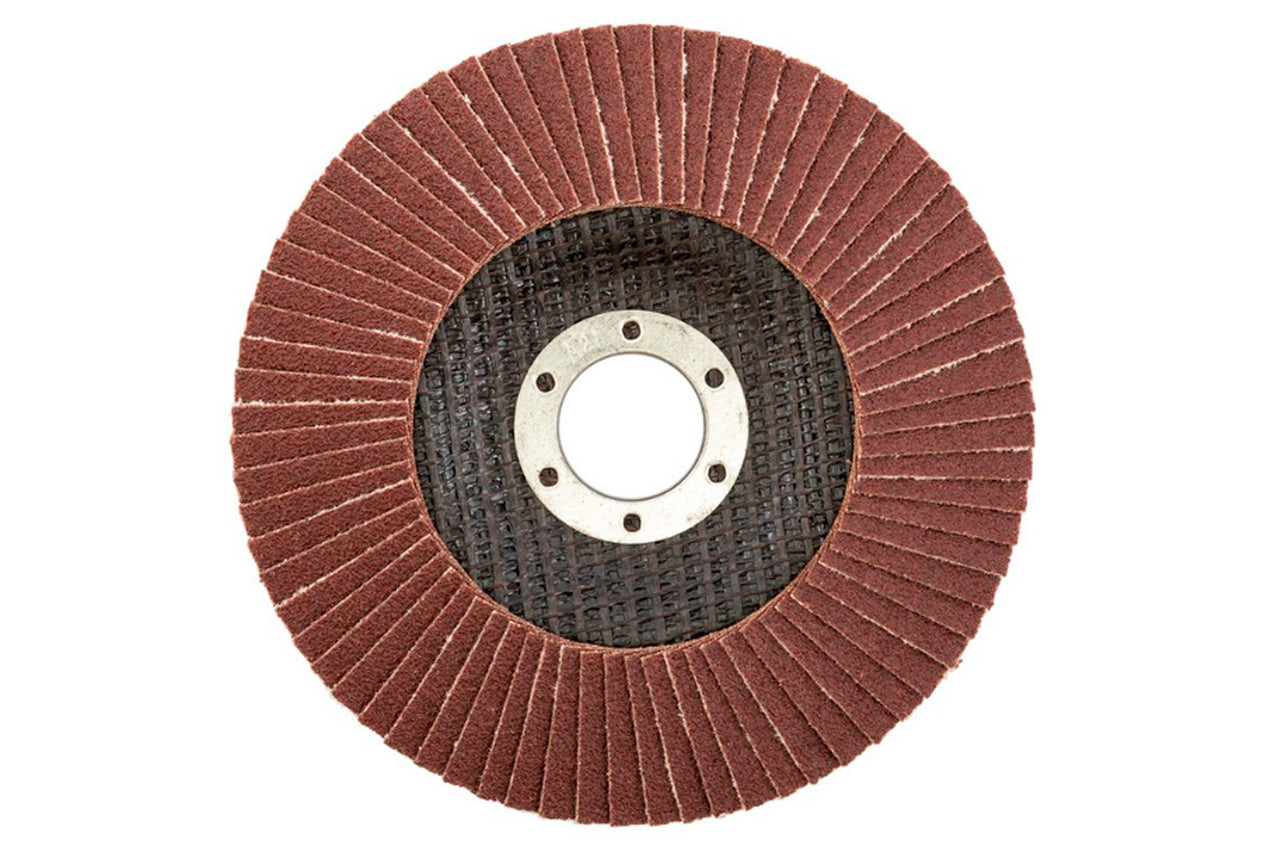 Круг лепестковый торцевой Mastertool - 125 мм x Р100 изогнутый