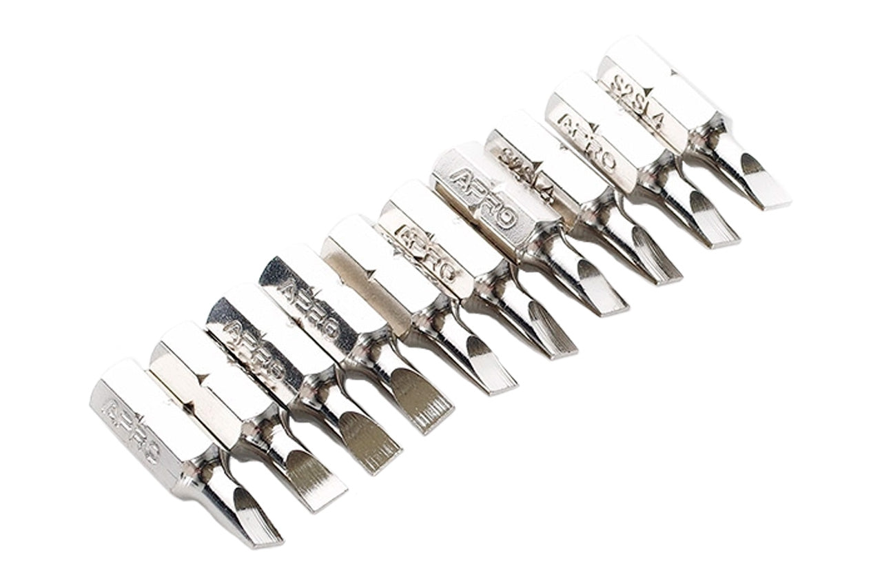 Бита Apro - SL4 x 25 мм хром (10 шт.)