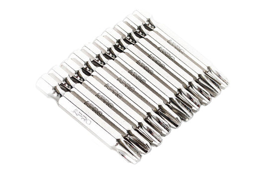 Бита Apro - PH3 x 50 мм хром (10 шт.)