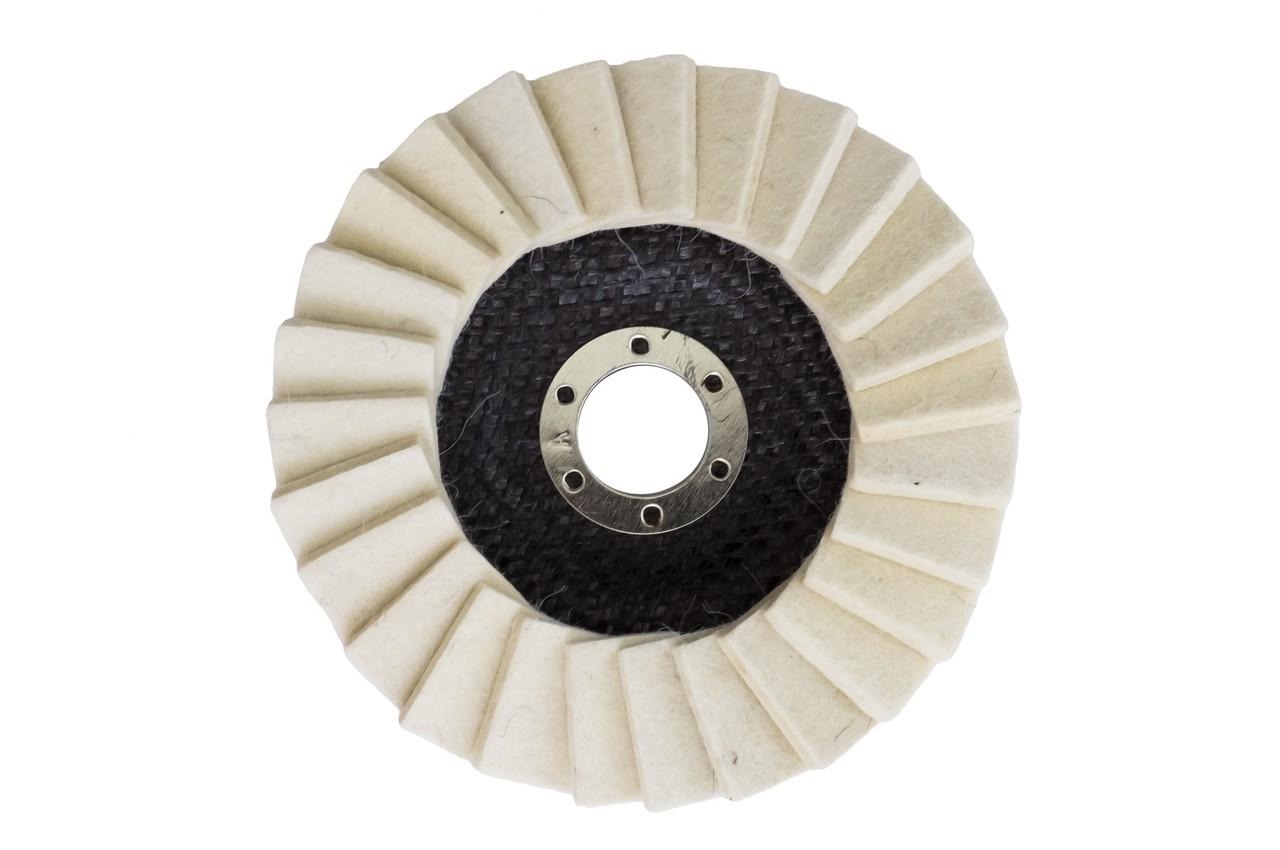 Круг войлочный лепестковый на УШМ Рамболд - 125 x 25 мм