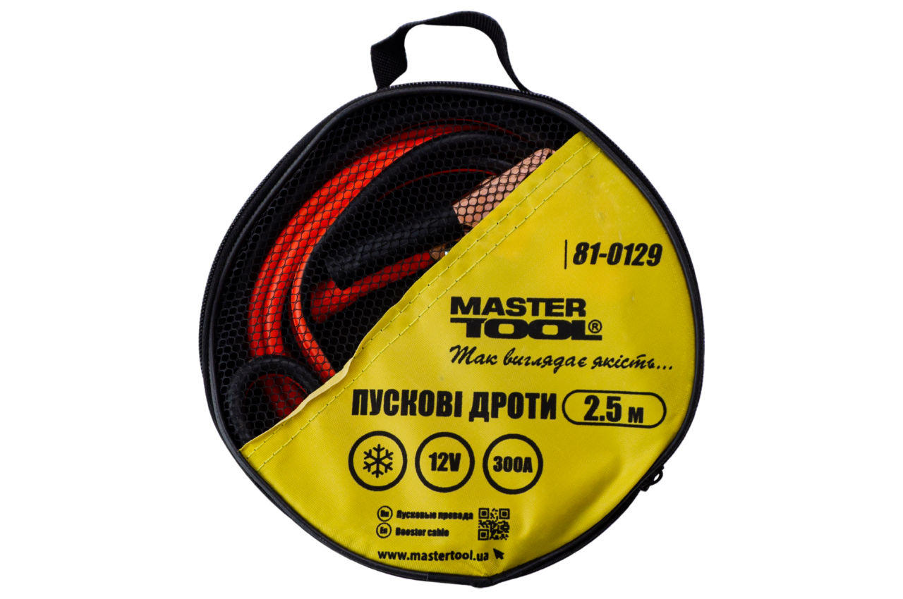 Провід пусковий Mastertool - 300 A x 3 м