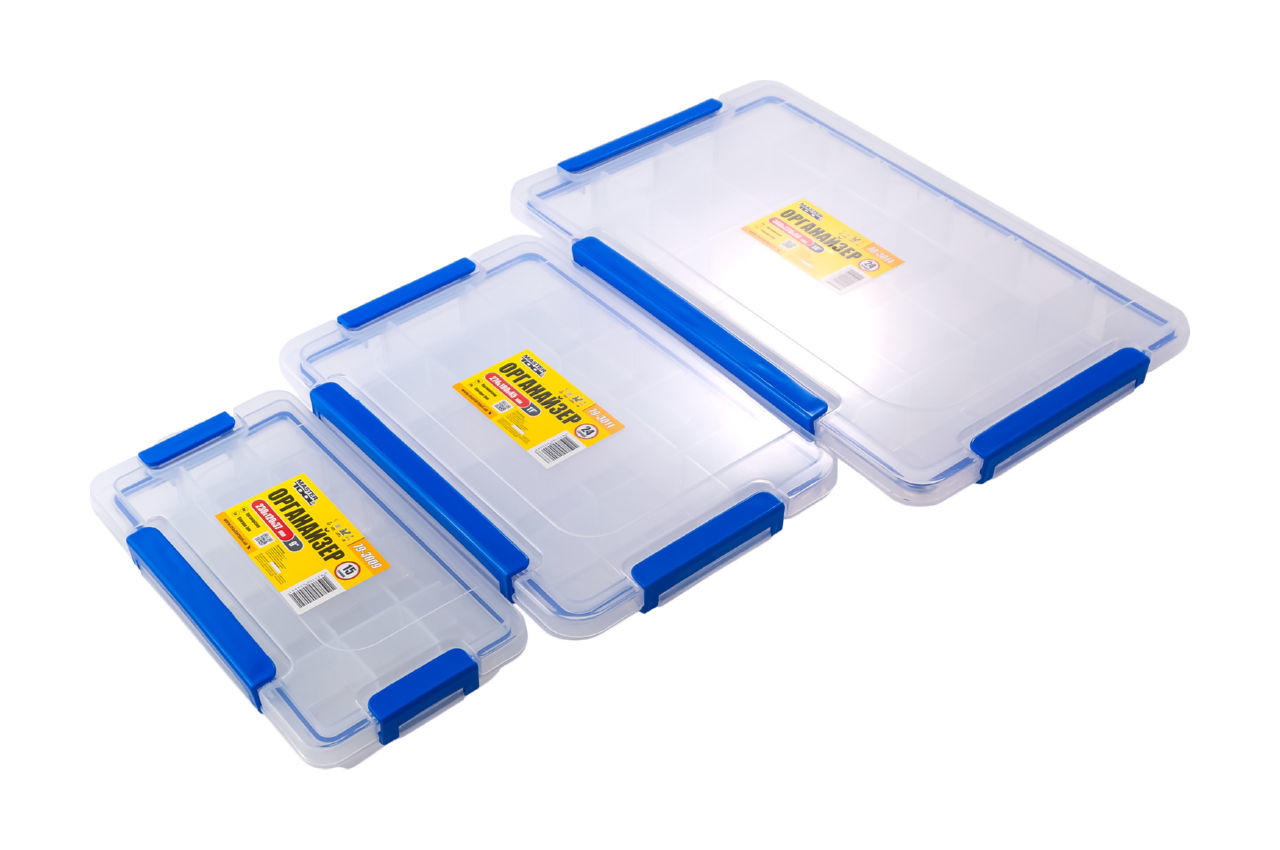 Комплект органайзеров Mastertool - 9" x 11" x 14" (3 шт.)