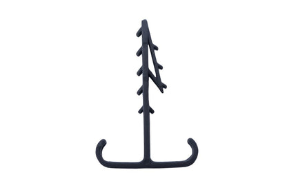 Дюбель-елочка двойная Apro - 12 x 5 мм плоская черная (100 шт.)