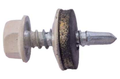 Саморез кровельный Apro - 4,8 x 19 мм RAL 1015 (50 шт.)