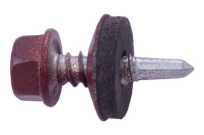 Саморез кровельный Apro - 4,8 x 19 мм RAL 3005 (50 шт.)