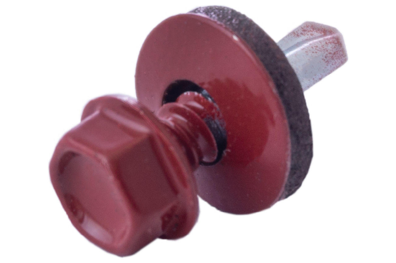 Саморез кровельный Apro - 4,8 x 19 мм RAL 3011 (50 шт.)