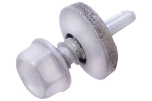 Саморез кровельный Apro - 4,8 x 19 мм RAL 9006 (50 шт.)