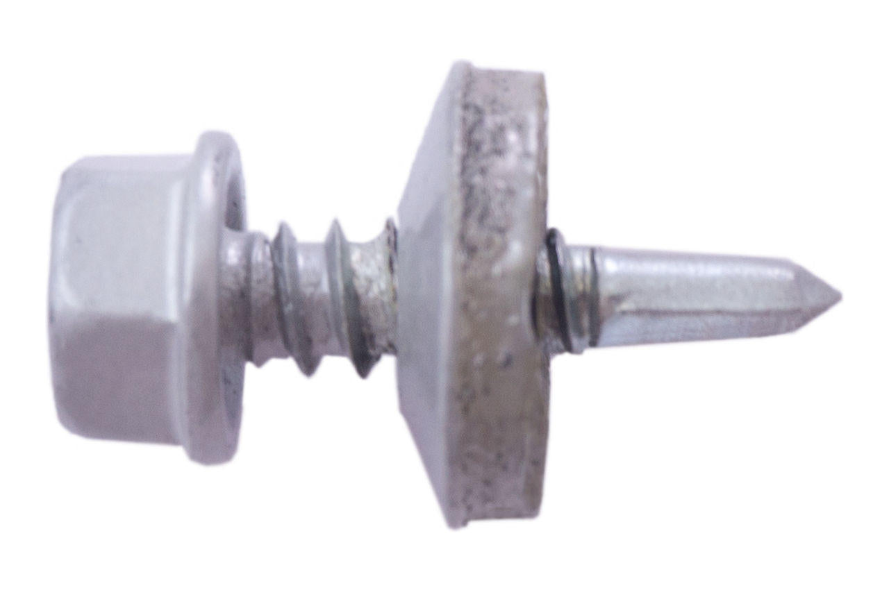 Саморез кровельный Apro - 4,8 x 19 мм RAL 9006 (50 шт.)