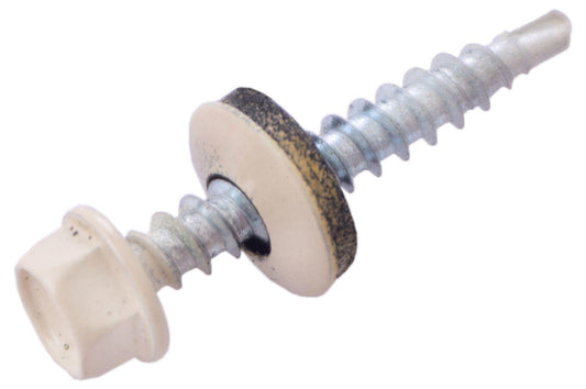 Саморез кровельный Apro - 4,8 x 35 мм RAL 1015 (50 шт.)