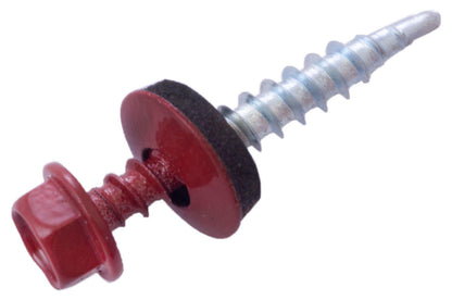 Саморез кровельный Apro - 4,8 x 35 мм RAL 3011 (50 шт.)