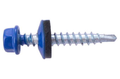 Саморез кровельный Apro - 4,8 x 35 мм RAL 5005 (50 шт.)