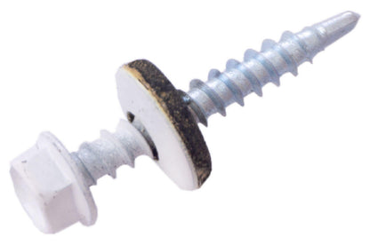 Саморез кровельный Apro - 4,8 x 35 мм RAL 9003 (50 шт.)