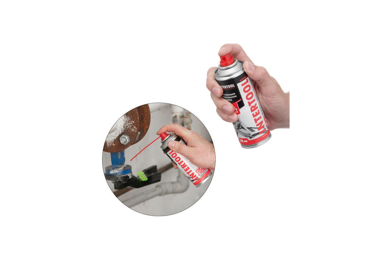 Смазка проникающая Intertool - 200 мл FS-4020