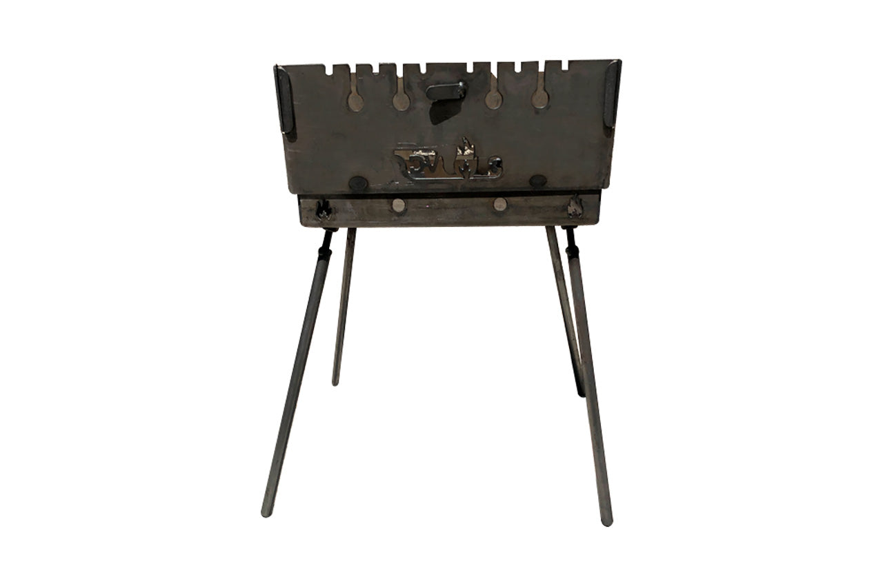 Мангал-чемодан DV - 3 мм x 6 шп. MAX PRO