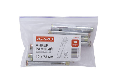 Анкер рамный Apro - 10 x 72 мм (10 шт.) TF10072