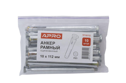 Анкер рамный Apro - 10 x 112 мм (10 шт.) TF10112