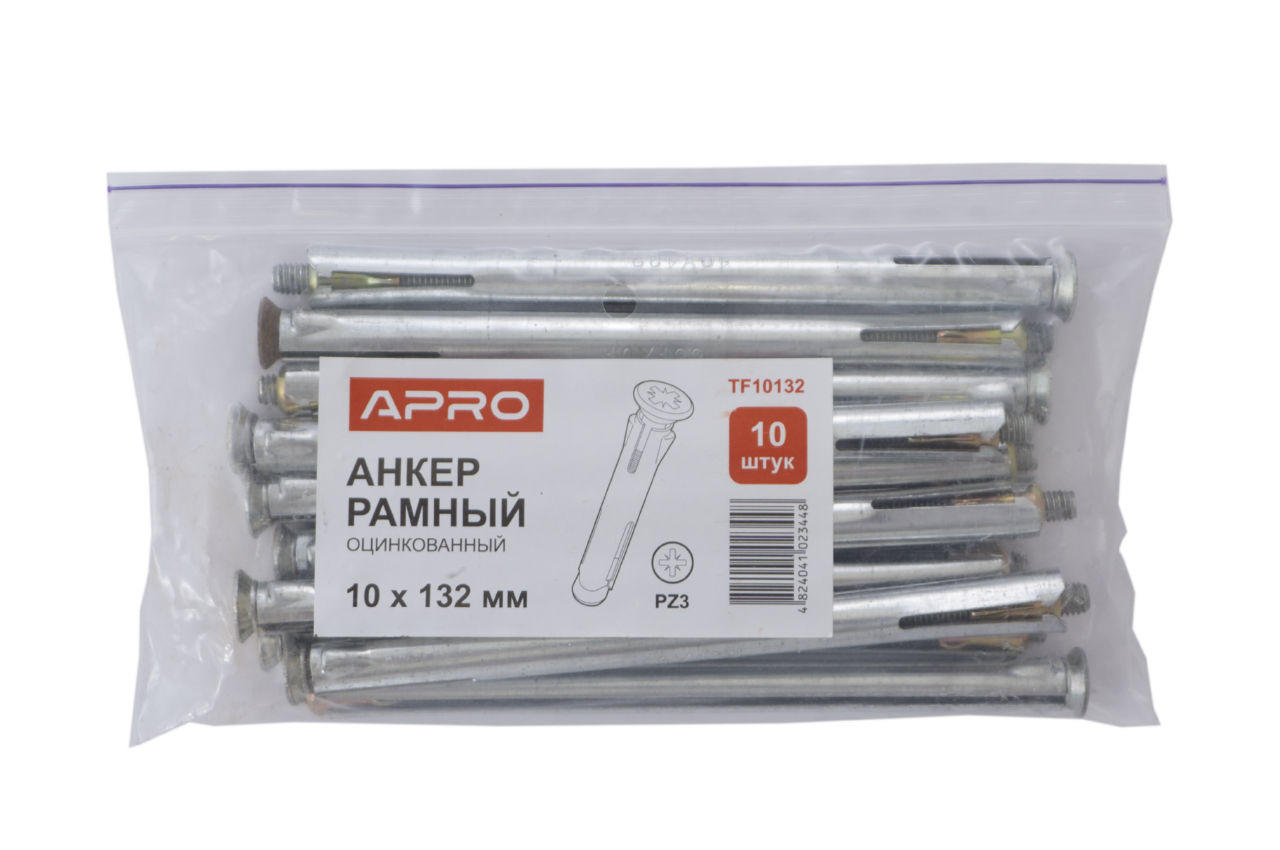 Анкер рамный Apro - 10 x 132 мм (10 шт.) TF10132