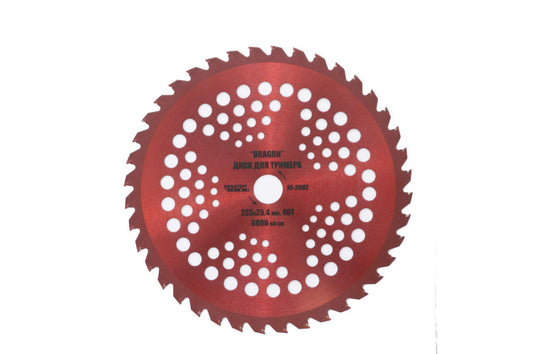 Диск для триммера Mastertool - 255 мм x 40 Т Dragon