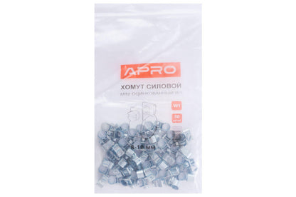 Хомут силовой Apro - 8 x 10 мм