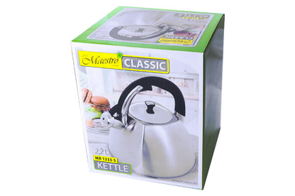 Чайник нержавеющий Maestro - 2,2 л MR-1333-S
