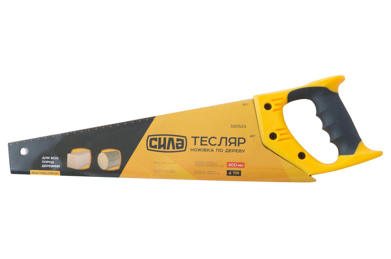 Ножовка по дереву Сила - 400 мм x 4T x 1" x 3D