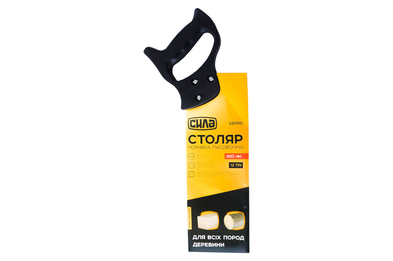 Ножовка по дереву пасовочная Сила - 300 мм x 12T x 1" x 2D