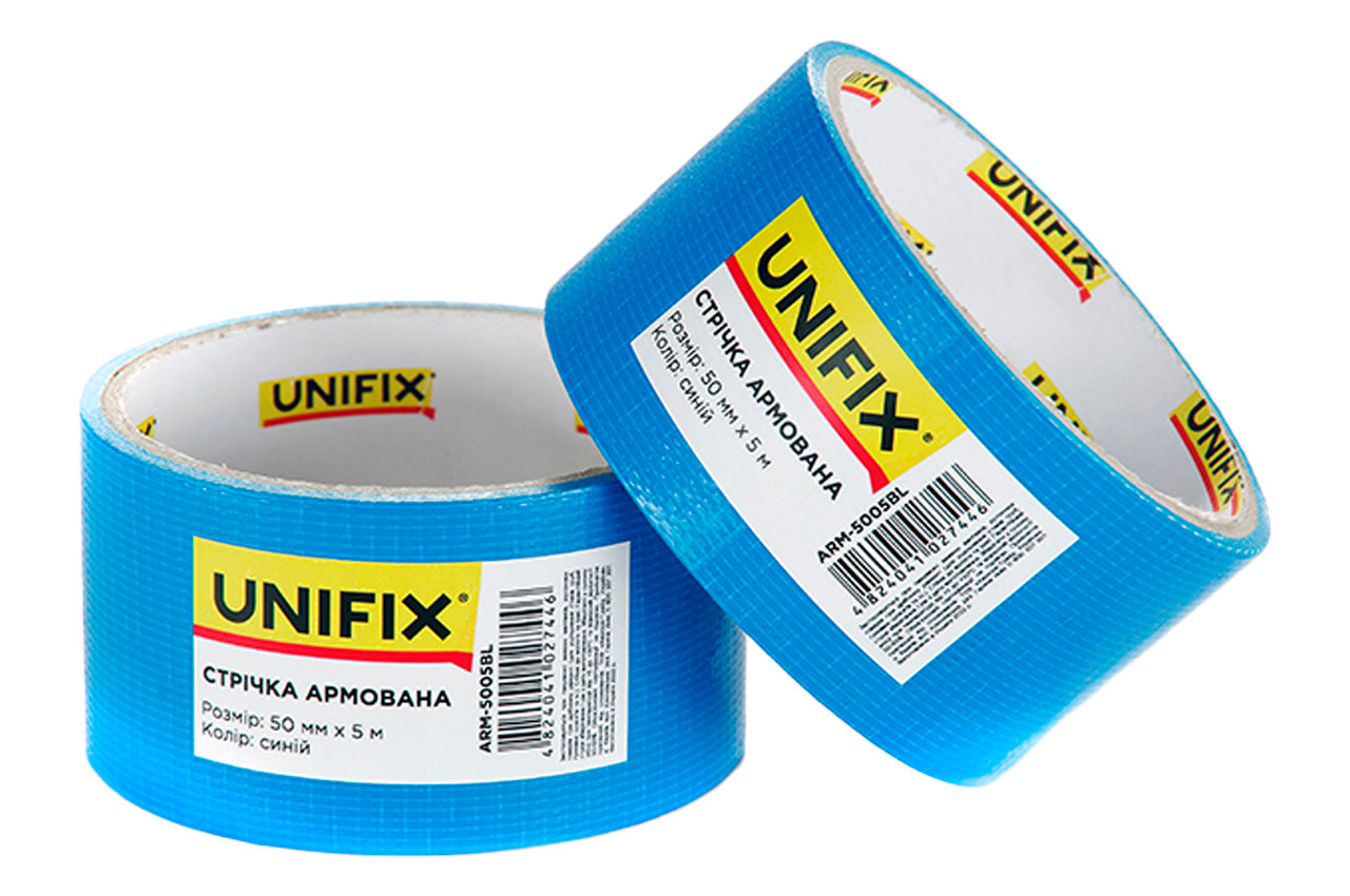 Лента армированная Unifix - 50 мм x 5 м синяя