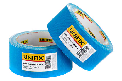 Лента армированная Unifix - 50 мм x 25 м синяя