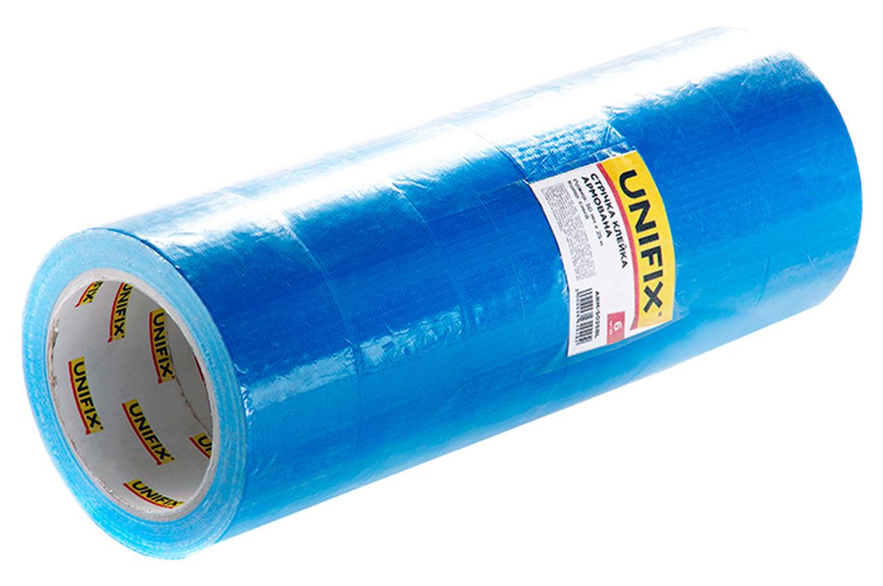 Лента армированная Unifix - 50 мм x 25 м синяя