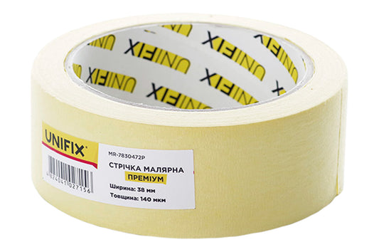 Лента малярная Unifix - 38 мм x 40 м премиум